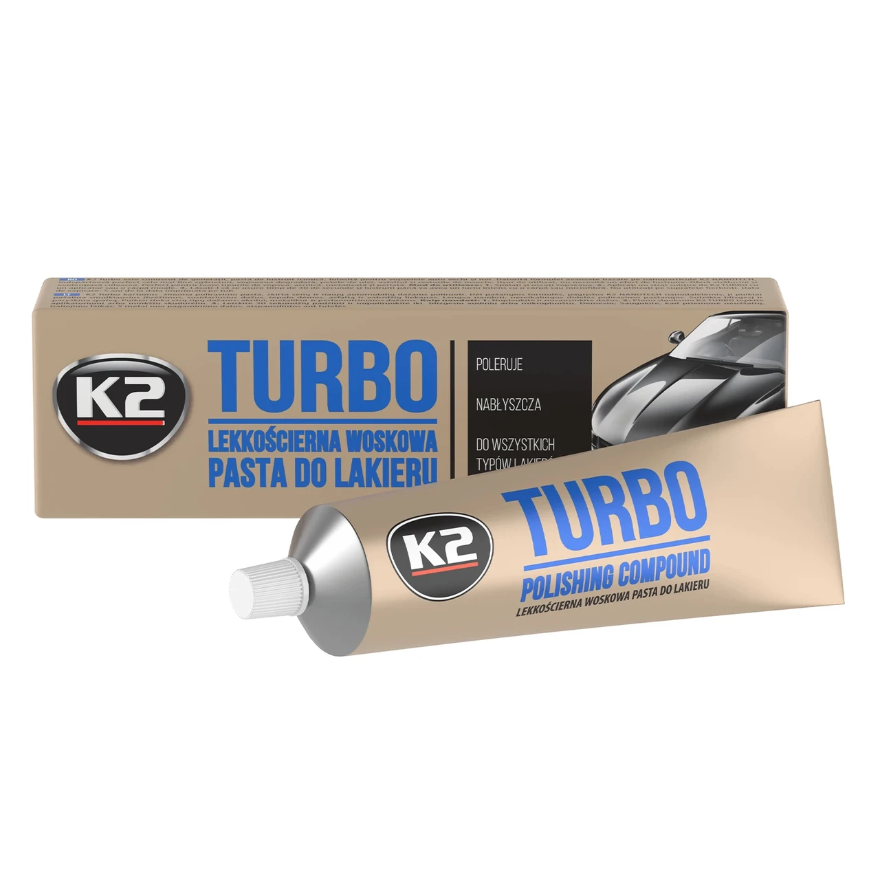 Паста для полірування кузова K2 Turbo Tempo 120 г (EK0011/ EK0010), фото 1