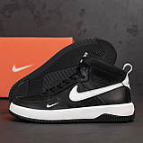 Чоловічі зимові кросівки Nike Air Max, зимові шкіряні чоловічі кросівки, чоловічі зимові кросівки на хутрі, фото 5