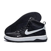 Чоловічі зимові кросівки Nike Air Max, зимові шкіряні чоловічі кросівки, чоловічі зимові кросівки на хутрі