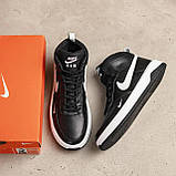 Чоловічі зимові кросівки Nike Air Max, зимові шкіряні чоловічі кросівки, чоловічі зимові кросівки на хутрі, фото 10