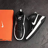 Чоловічі зимові кросівки Nike Air Max, зимові шкіряні чоловічі кросівки, чоловічі зимові кросівки на хутрі, фото 7