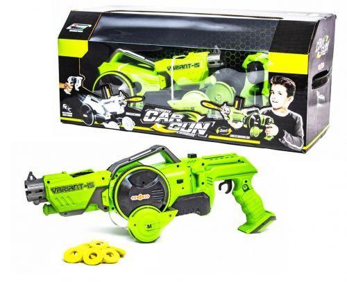 Машинка-бластер 2-в-1 CAR GUN K15 зелений, фото 1