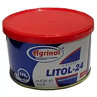Смазка универсальная AGRINOL Литол-24 пластичная литиевая коричневая 0,17 кг