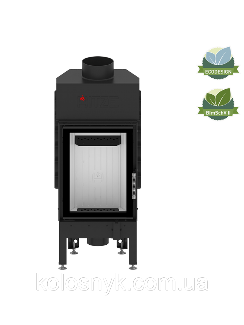 Каминна топка Hitze ALBERO AL9S.V-DI Скло декор + доповнювальне внутрішнє скло