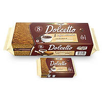 Пирожное бисквитное Dolcetto какао, 8шт*25г (16 уп/ящ)
