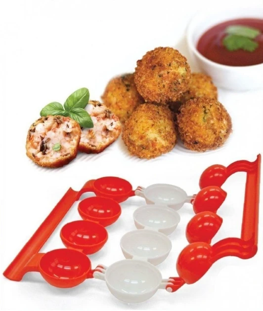 Зручна та компактна форма для виготовлення м'ясних кульок Stuffed Ball Maker, фото 1