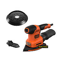 Виброшлифмашина BLACK+DECKER BEW200-QS