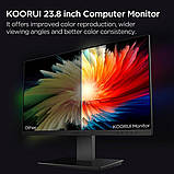 Монітор KOORUI 23.8 Business IPS Black FHD 100HZ (P02), фото 6