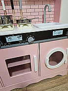 Дитяча дерев'яна кухня Avko Модена Pink, звукові та світлові ефекти, фото 8