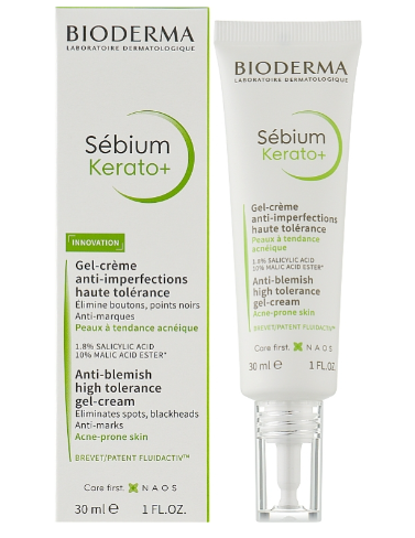 Крем-гель для проблемної шкіри Bioderma Sebium Kerato+ Gel-Cream, 30 мл, фото 1