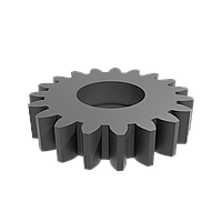 Шестерня под металлический подшипник боулинга (от рейки под ножницы снизу (подача кеглей))