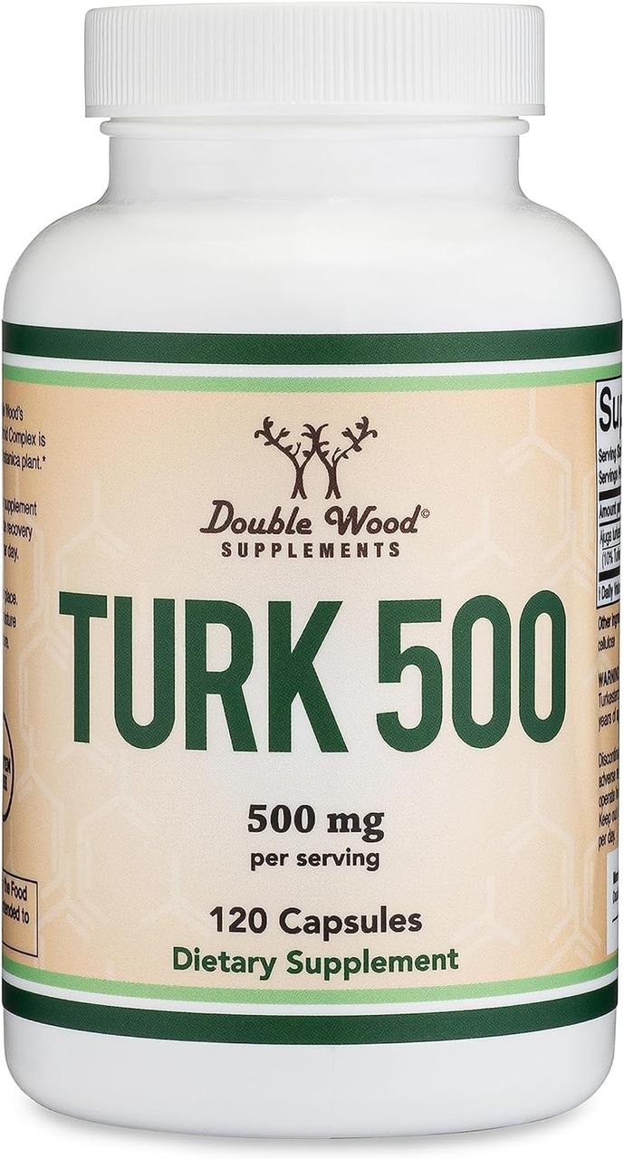 Double Wood Turk 500 / Туркестерон підтримка рівня чоловічих гормонів 500 мг 120 капсул  08/24