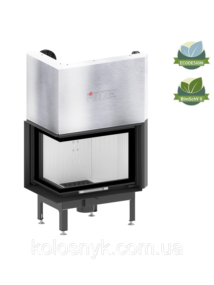 Камінна топка Hitze ALBERO AL11LG.H-BDBI Скло декор суцільногенне + доповнювальне внутрішнє скло