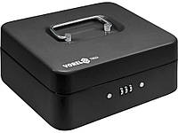 Ящик для денег с цифровым замком черный (200х 160х 90 мм) Vorel 78624
