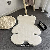 Прикроватный коврик искусственый мех Мишка детский коврик 60*90 см