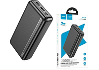 Повербанк 20000mAh HOCO J91A 2*USB 20000 мАч 2.1A Black . Внешний аккумулятор (повербанк)