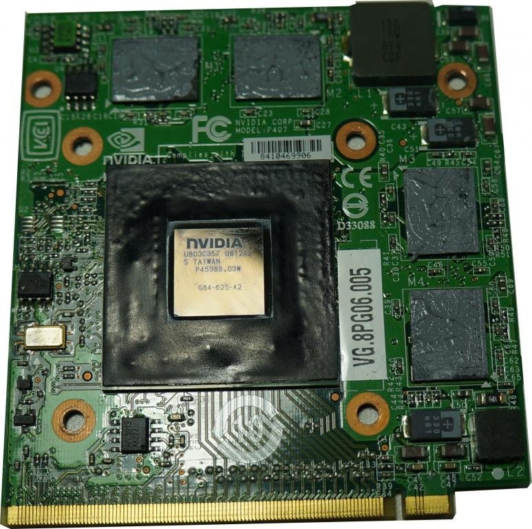 Видеокарта Nvidia GeForce 9500M GS 512MB - фото 2 - id-p374009709