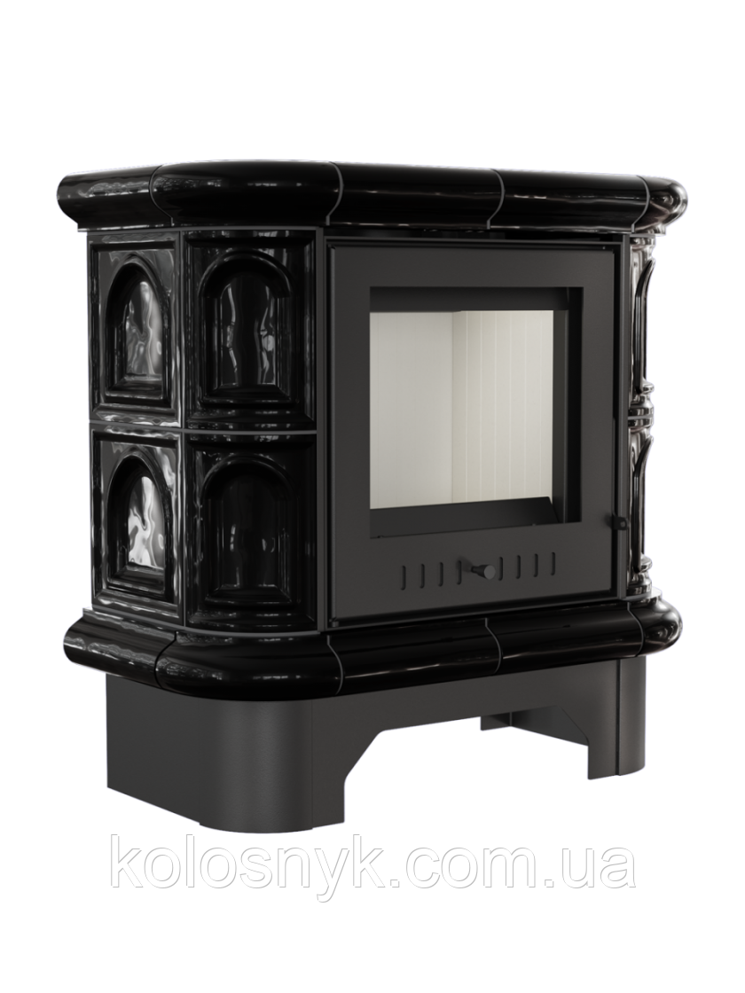 Кафельна піч Kratki WK 440 кахель чорна