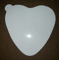 Підкладка "Серце" для капкейків, мусу, тістечка, цукерок, 90*100 мм
