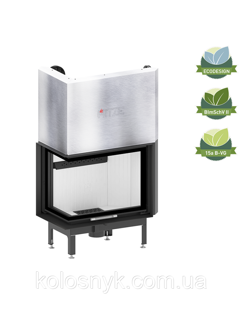 Камінна топка Hitze ALBERO AL16LG.H-BD Скло декор цільногенне