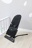 Шезлонг лежак Cavoe Bebe, meteorite, чорний, фото 2