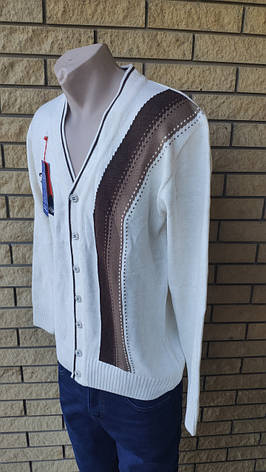 Кардиган, кофта, джемпер чоловічий теплий вовняний PERLA, Туреччина, фото 2