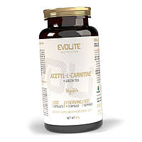 Жироспалювач Evolite Nutrition Acetyl L-Carnitine + Green Tea 100 veg caps