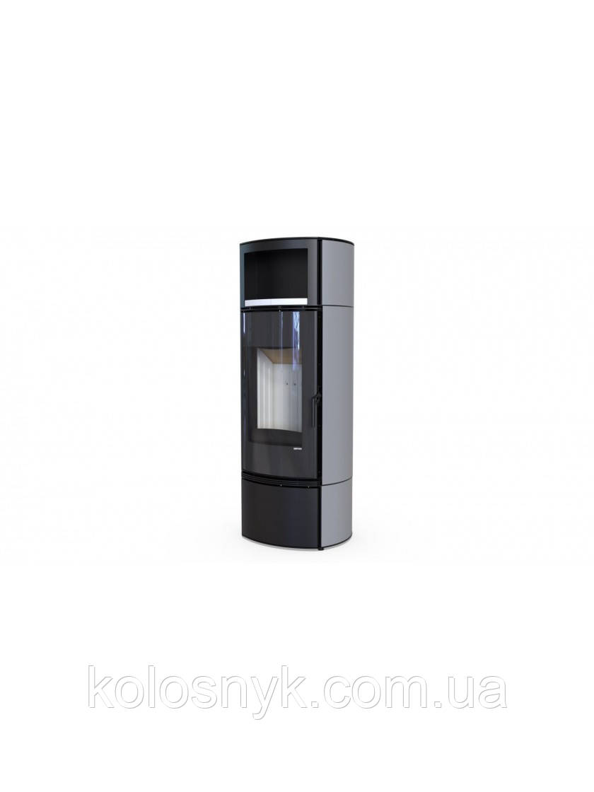 Сталева піч Defro Home ORBIS EXTENTO H Сірий