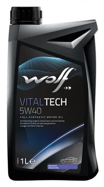 Моторне масло WOLF VITALTECH 5W40 1Lx12