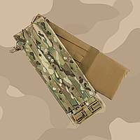 M-TAC Камербанд с баллистическими пакетами 1А для CUIRASS QRS MULTICAM / Камербанд военный мультикам для ВСУ