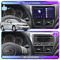 Go Штатная магнитола в машину для Subaru Impreza III 2007-2011 экран 9" 4/64Gb CarPlay 4G Wi-Fi GPS Prime