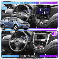 Lb Штатная магнитола в машину для Subaru Forester III 2007-2011 экран 9" 2/32Gb CarPlay 4G Wi-Fi GPS Prime