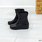 Зимові напівчоботи зимові жіночі на широку ніжку  37-42, фото 2