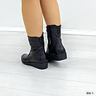 Зимові напівчоботи зимові жіночі на широку ніжку  37-42, фото 3