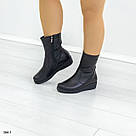 Зимові напівчоботи зимові жіночі на широку ніжку  37-42, фото 9