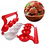 Компактна форма для приготування котлет фрикадельок Stuffed Ball Maker форма для котлет, фото 2
