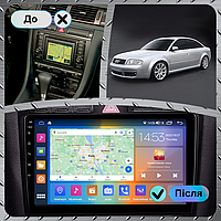 Al Штатная магнитола в машину для Audi S6 II (C5) 1999-2004 экран 9" 2/32Gb CarPlay 4G Wi-Fi GPS Prime