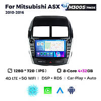 Штатная магнитола Mitsubishi ASX (2010-2016) M300 (4/32 Гб), HD (1280x720) QLED, GPS + 4G + CarPlay