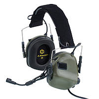 Активні навушники Earmor М32 з гарнітурою олива