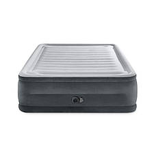 Intex 64418 【надувне ліжко】 Comfort Plush 203x152x56 см з вбудованим електронасосом✅️, фото 3