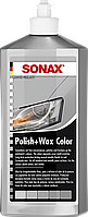 Воск-антицарапин серый 250 мл SONAX ColorWax Grey