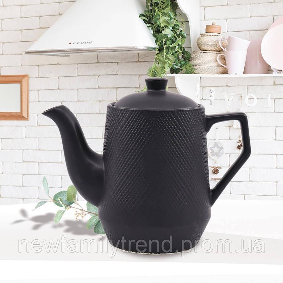 Керамічний чайник для заварювання 800 мл. Maestro MR-20001-08 Заварник для чаю жароміцна кераміка, фото 1