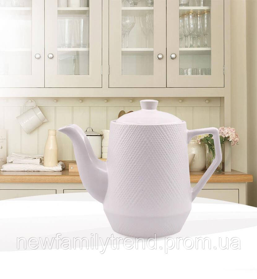 Керамічний чайник для заварювання 800 мл. Maestro MR-20002-08 Заварник для чаю жароміцна кераміка, фото 1