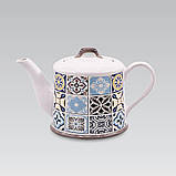 Керамічний чайник для заварювання 800 мл. Maestro MR-20005-08 Заварник для чаю жароміцна кераміка, фото 2
