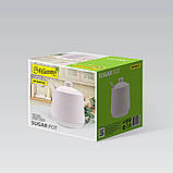 Цукорниця з ложкою керамічна Maestro MR-20002-09 Банка для сипких продуктів Банка для зберігання цукру, фото 3