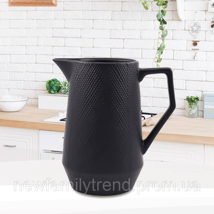 Глечик керамічний 1.0 л Maestro MR-20001-55 Глечики для соку, води Графін для рідин, фото 1