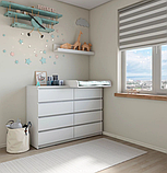 Комод Лайт Еко 8 Ящиків + накладний пеленатор Колір в ассортименті, фото 6