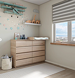 Комод Лайт Еко 8 Ящиків + накладний пеленатор Колір в ассортименті, фото 7