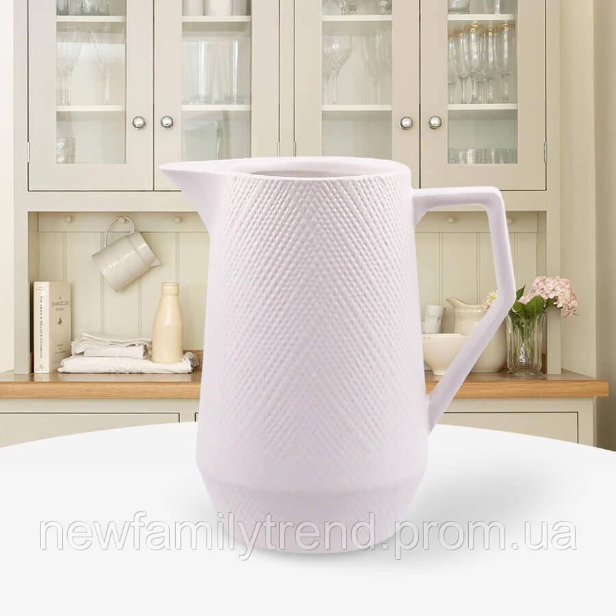 Глечик керамічний 1.0 л Maestro MR-20002-55 Глечики для соку, води Графін для рідин, фото 1