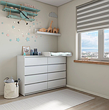 Комод Лайт Еко 8 Ящиків + накладний пеленатор Колір в ассортименті, фото 9